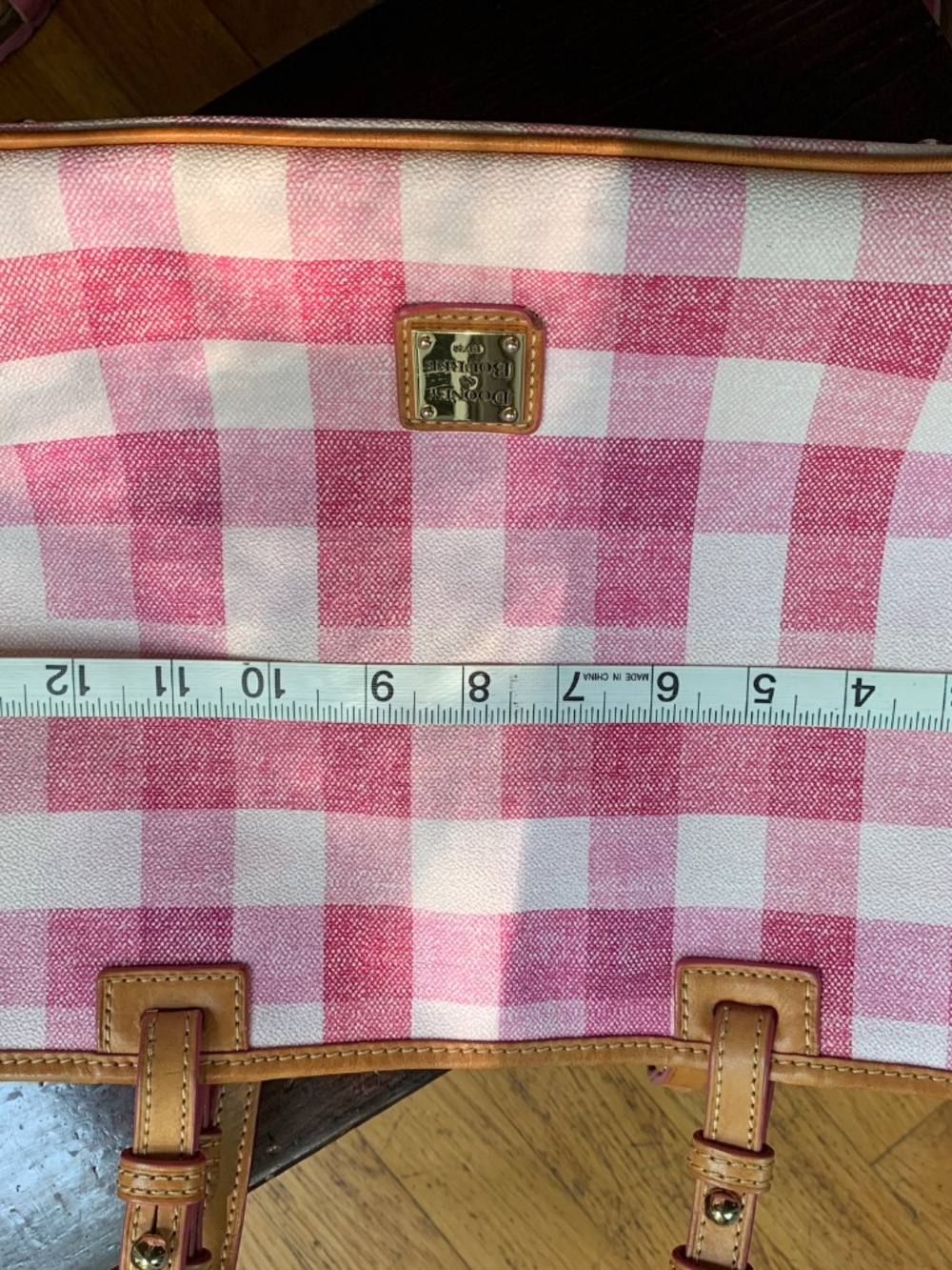 Dooney & Bourke Quadretto Pink Purse - Picture 4 of 11